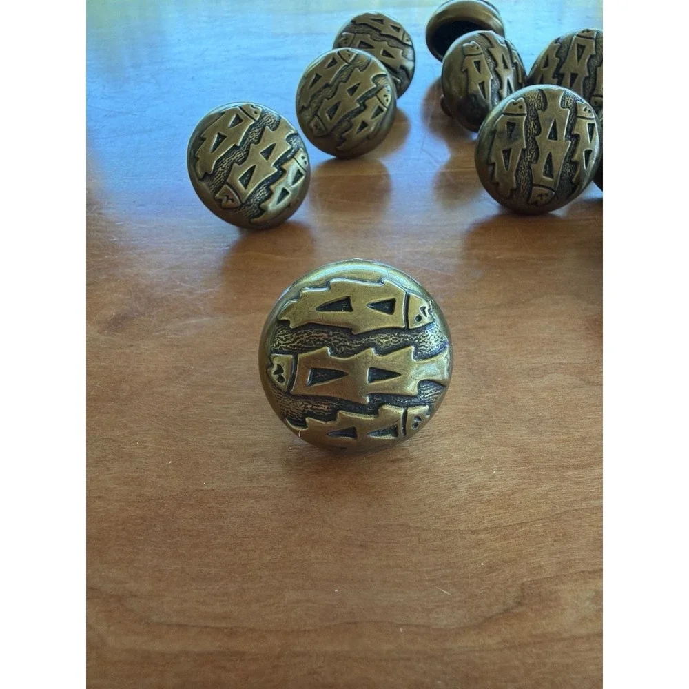 Hickory Hardware Southwest Lodge P374 Fish Cabinet Knobs, 1 1/4